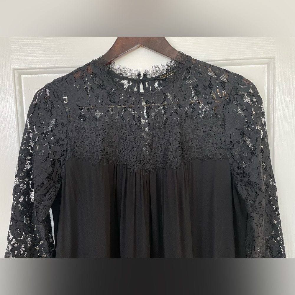 Juicy Couture Black‎ Label Medium Babydoll Lace Flare Lined Party Dress Women’s - Picture 2 of 14